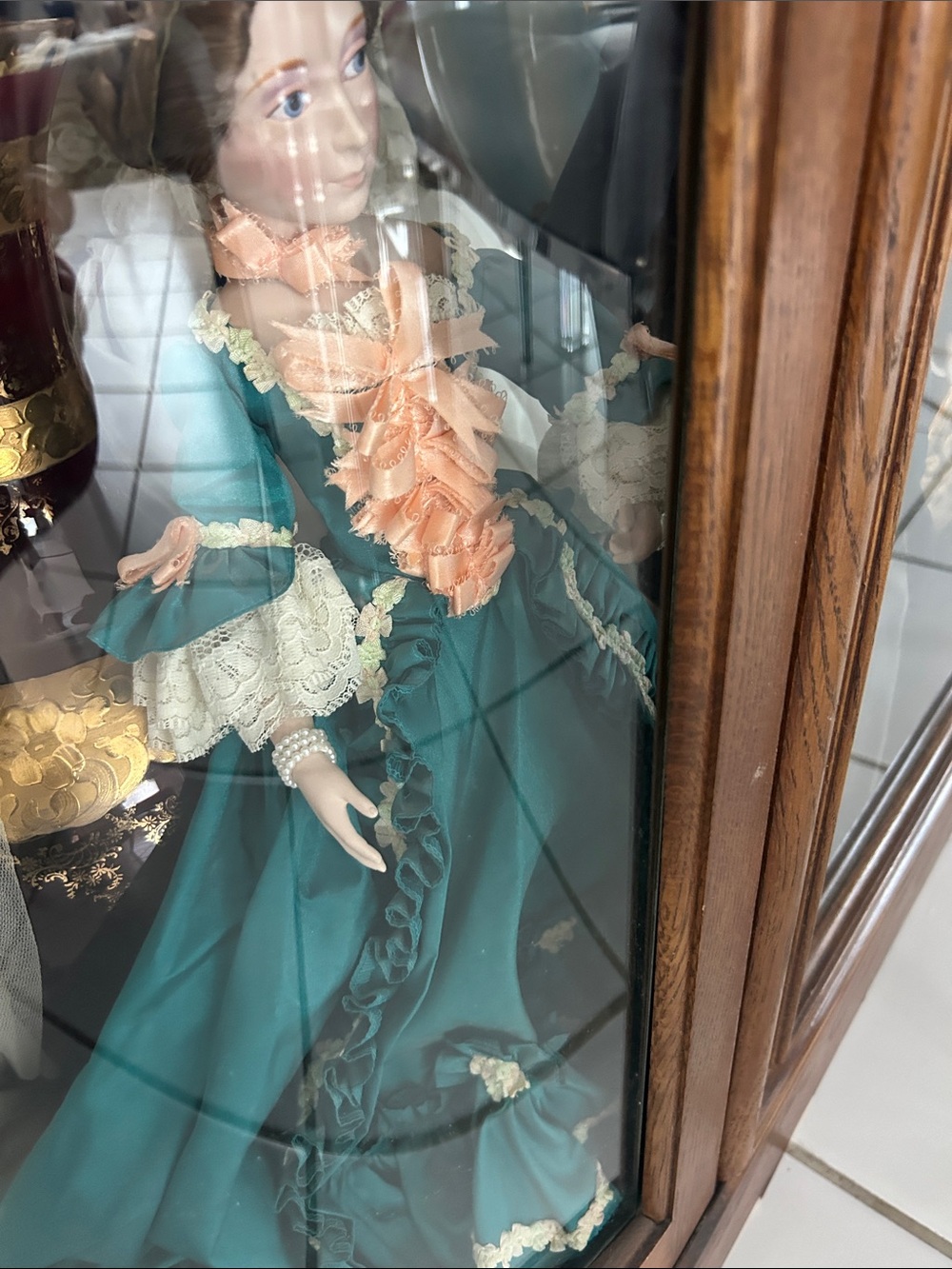 Porcelain dolls, each sold separate separately